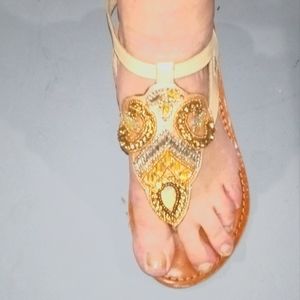 Naughty monkey sandals worn one time